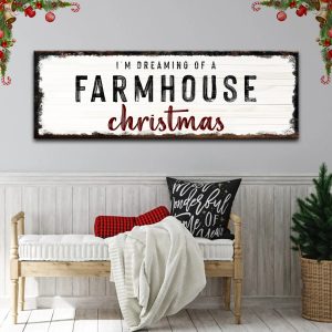 Farmhouse Christmas Sign suitedtosucceed
