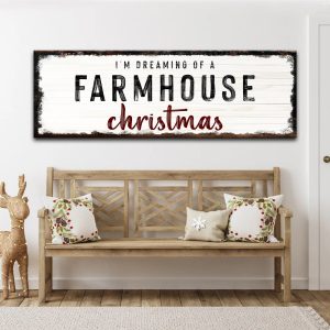 Farmhouse Christmas Sign suitedtosucceed